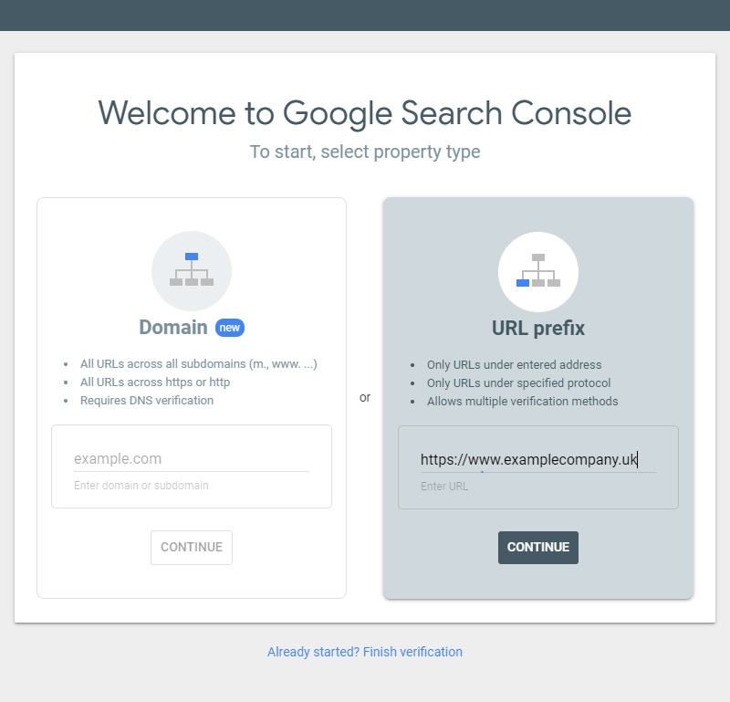 How to add your Easy Domains website Google Search Console Easy Domains